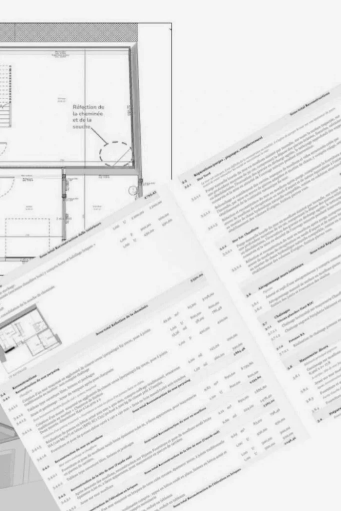 économie construction noir et blanc 1